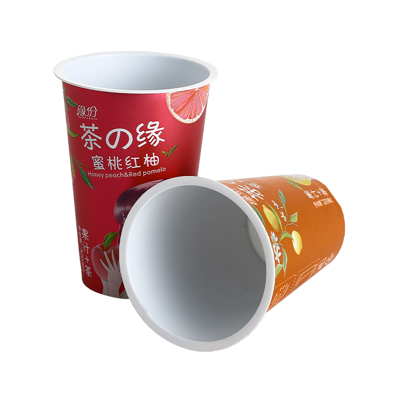 11oz/320ml in-mold pattern multipurpose PP plastic juice cups