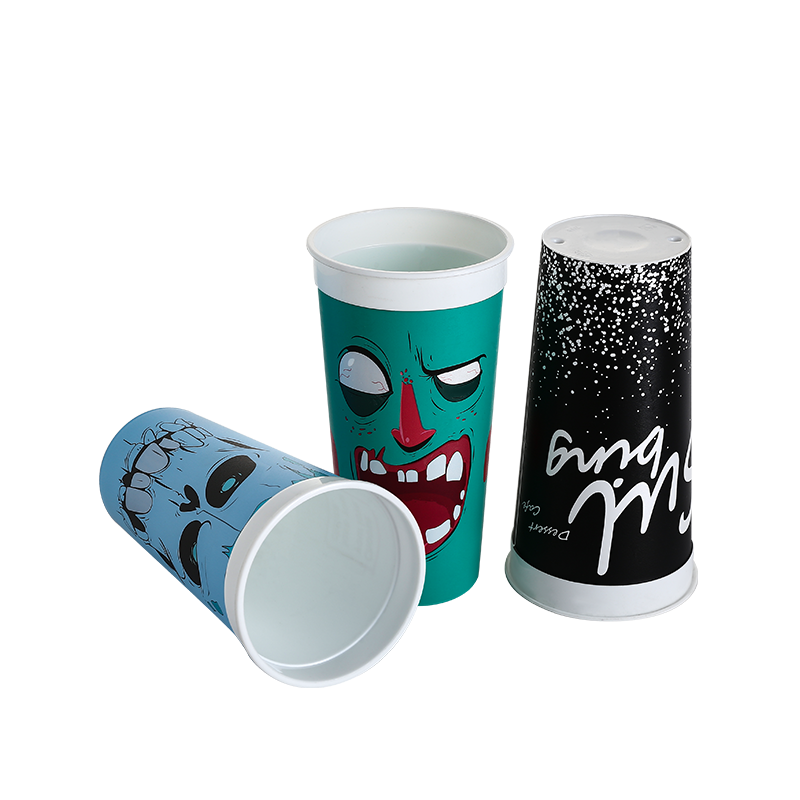 20oz/600ml in-mold labeling large capacity PP plastic coffee cups