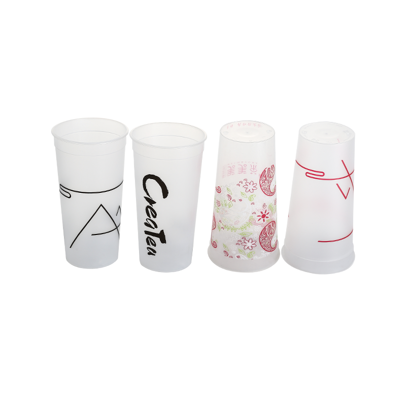 20oz/600ml in-mold labeling large capacity PP plastic coffee cups