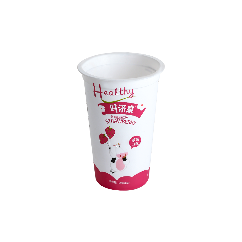 9oz/280ml PP plastic bubble boba tea cups can be customized pattern