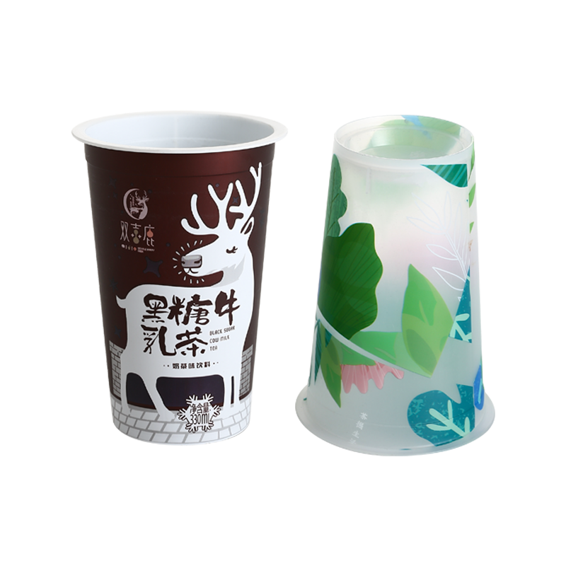 10oz/320ml environmentally friendly and durable PP plastic bubble boba tea cups