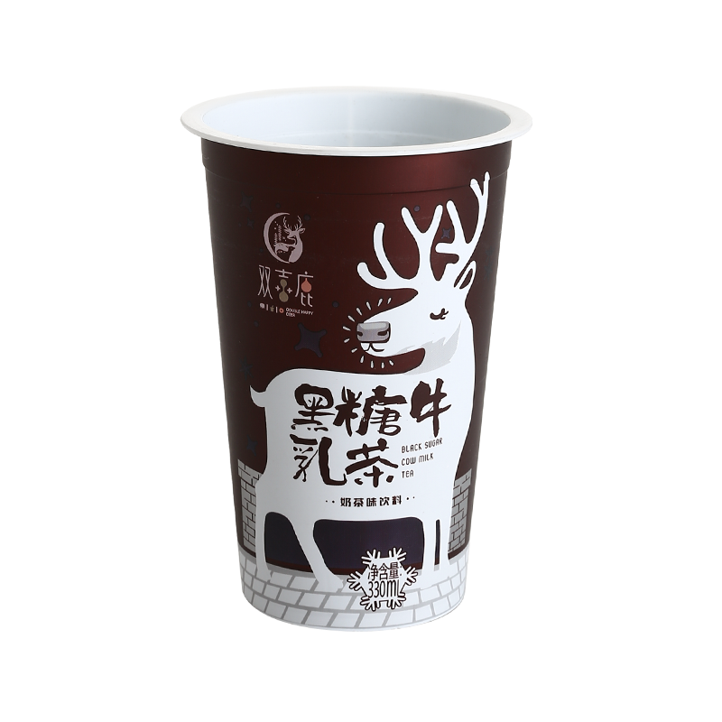 10oz/320ml environmentally friendly and durable PP plastic bubble boba tea cups