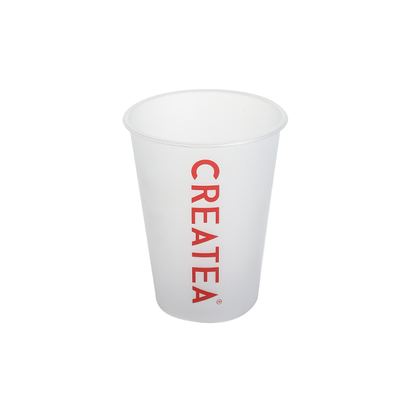 14oz/430ml PP plastic coffee cups raised coffee cup lid with holes