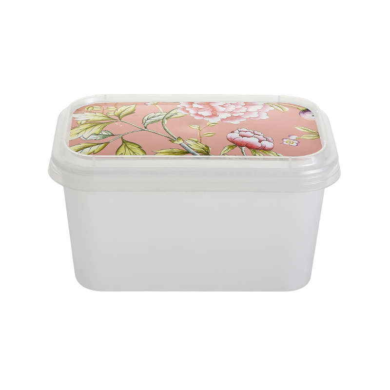 50oz/1.5L any pattern wide mouth PP plastic cookie box