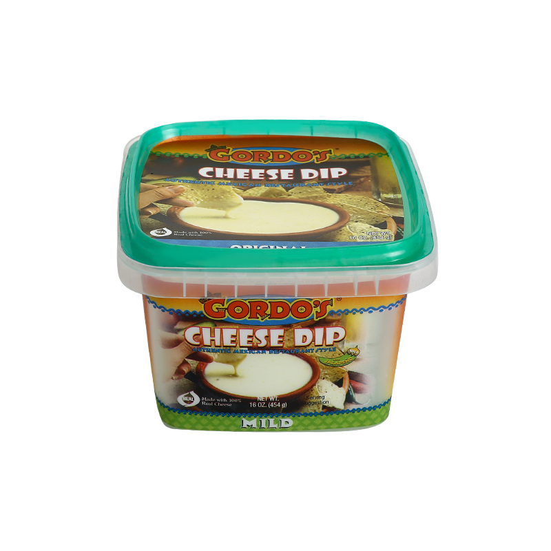 15oz/450ml colorful in-mold labeling pattern PP plastic cheese buckets