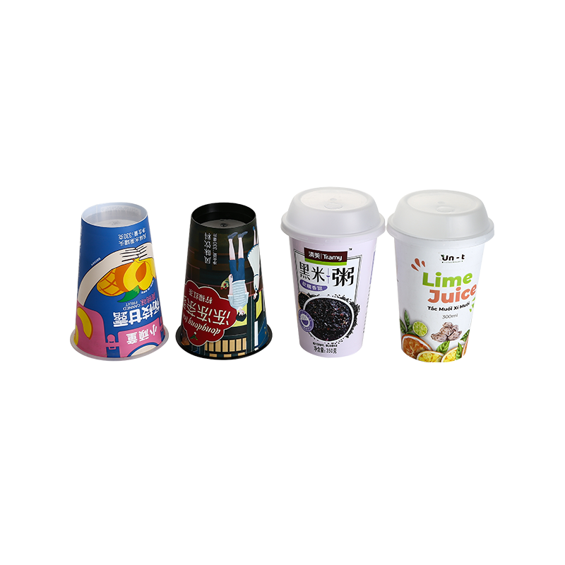 9oz/280ml PP plastic yogurt cups with logo and optional lid