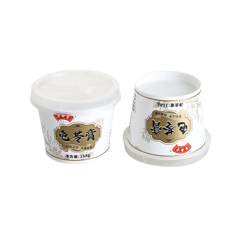 6oz/200ml PP plastic chocolate cups with colored clear flat lids