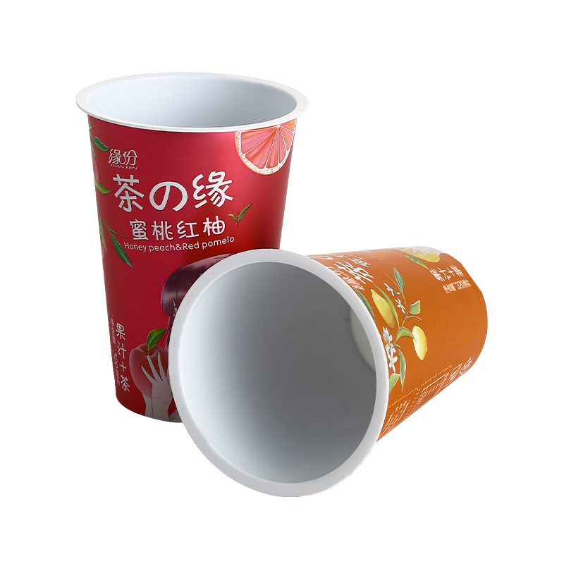 11oz/320ml in-mold pattern multipurpose PP plastic juice cups