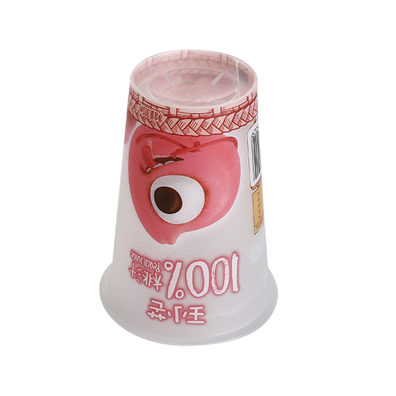 11oz/320ml in-mold pattern multipurpose PP plastic juice cups