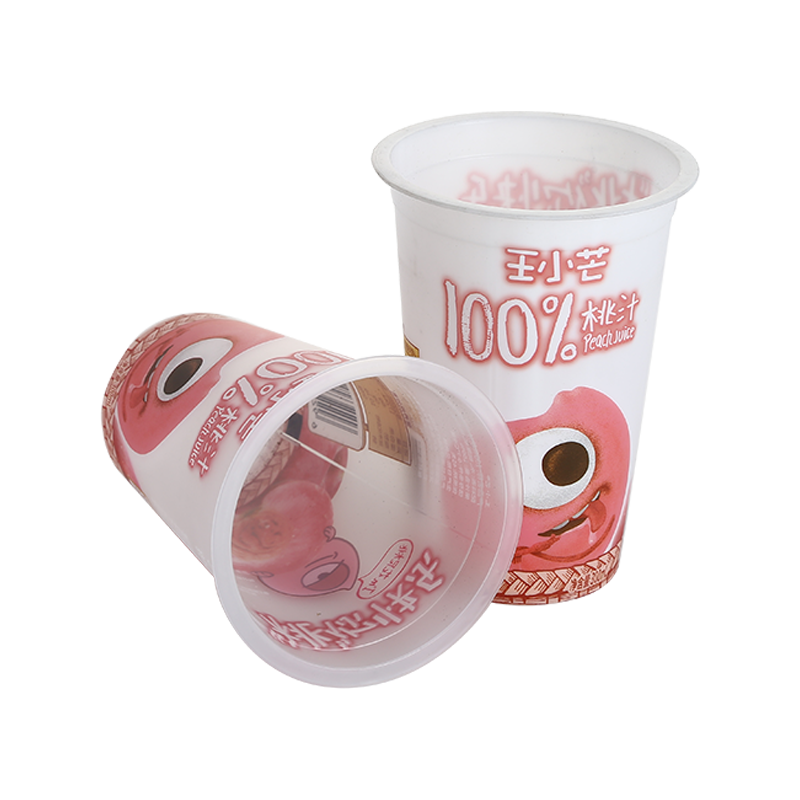 11oz/320ml in-mold pattern multipurpose PP plastic juice cups