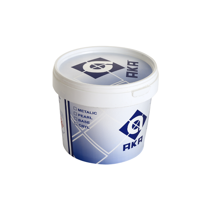 25oz/750ml in-mold labeling with lid PP plastic chocolate buckets