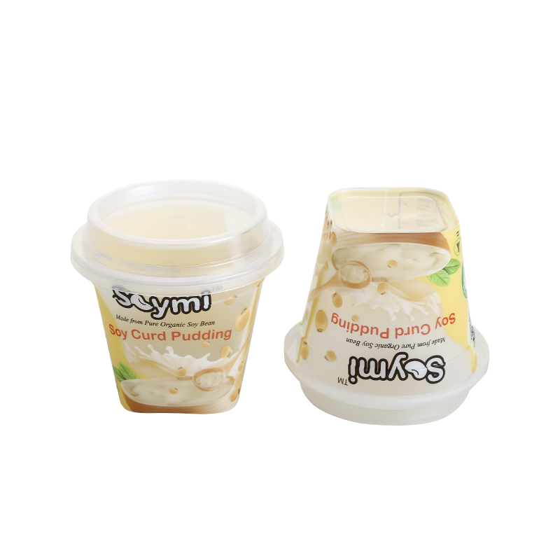 7oz/220ml PP plastic pudding cups with clear plastic lid